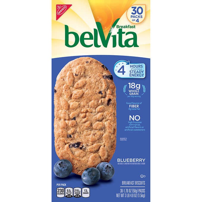 BelVita Blueberry Biscuits 30/1.76oz